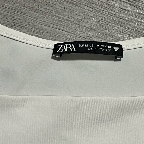 4/$20 Zara White Tank - Picture 4 of 8